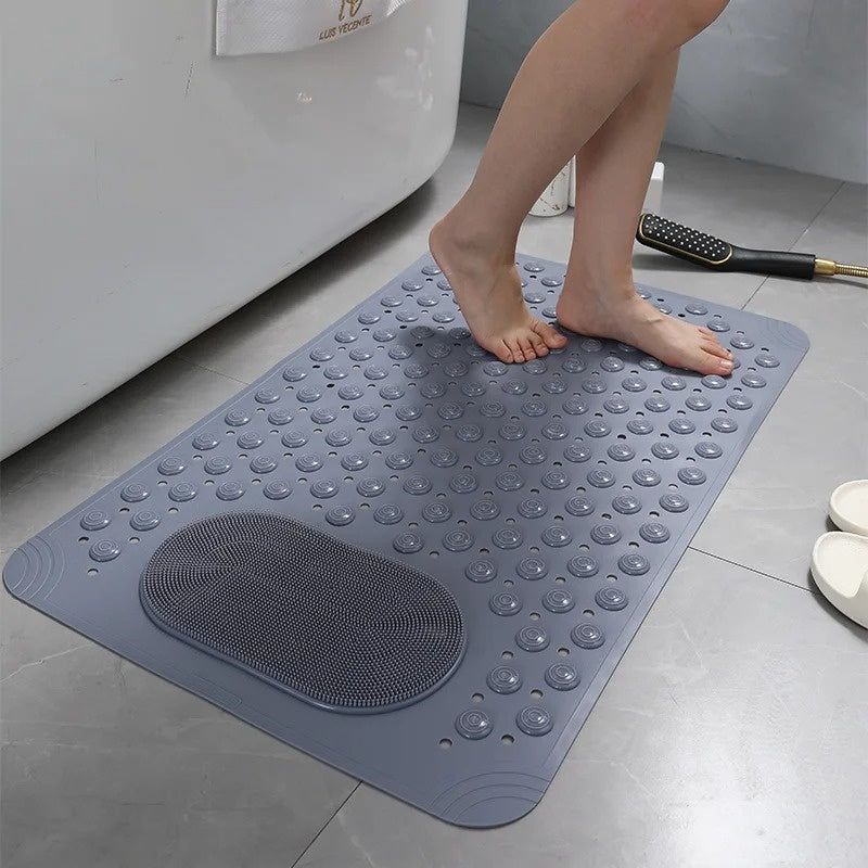 SafeGrip Shower Mat | Non-Slip with Foot Scrubber